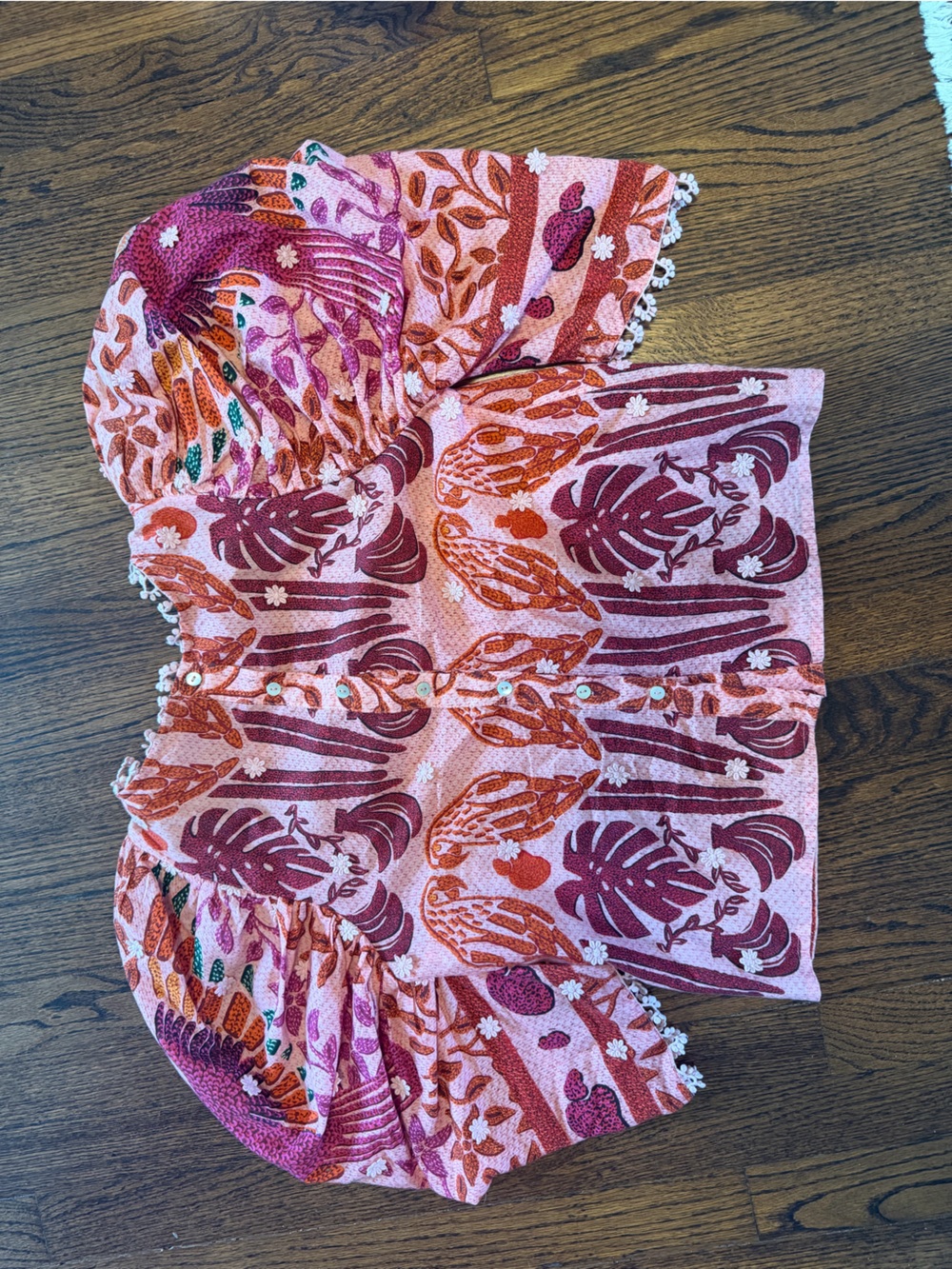 Farm Rio Puff-Sleeve Top - Picture 2 of 3